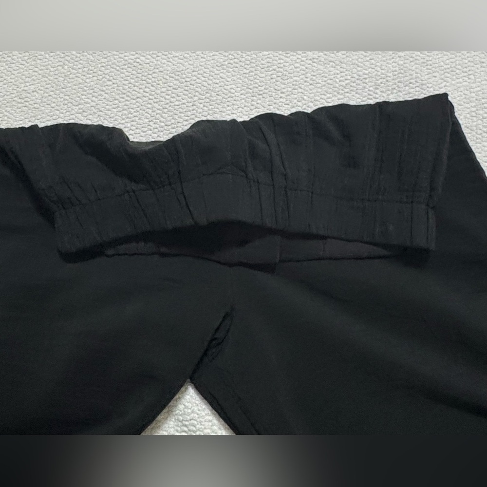 Bitte Kai Rand Size M Black Linen Blend Wide Legs High Rise Cullotte Pants - Picture 14 of 16